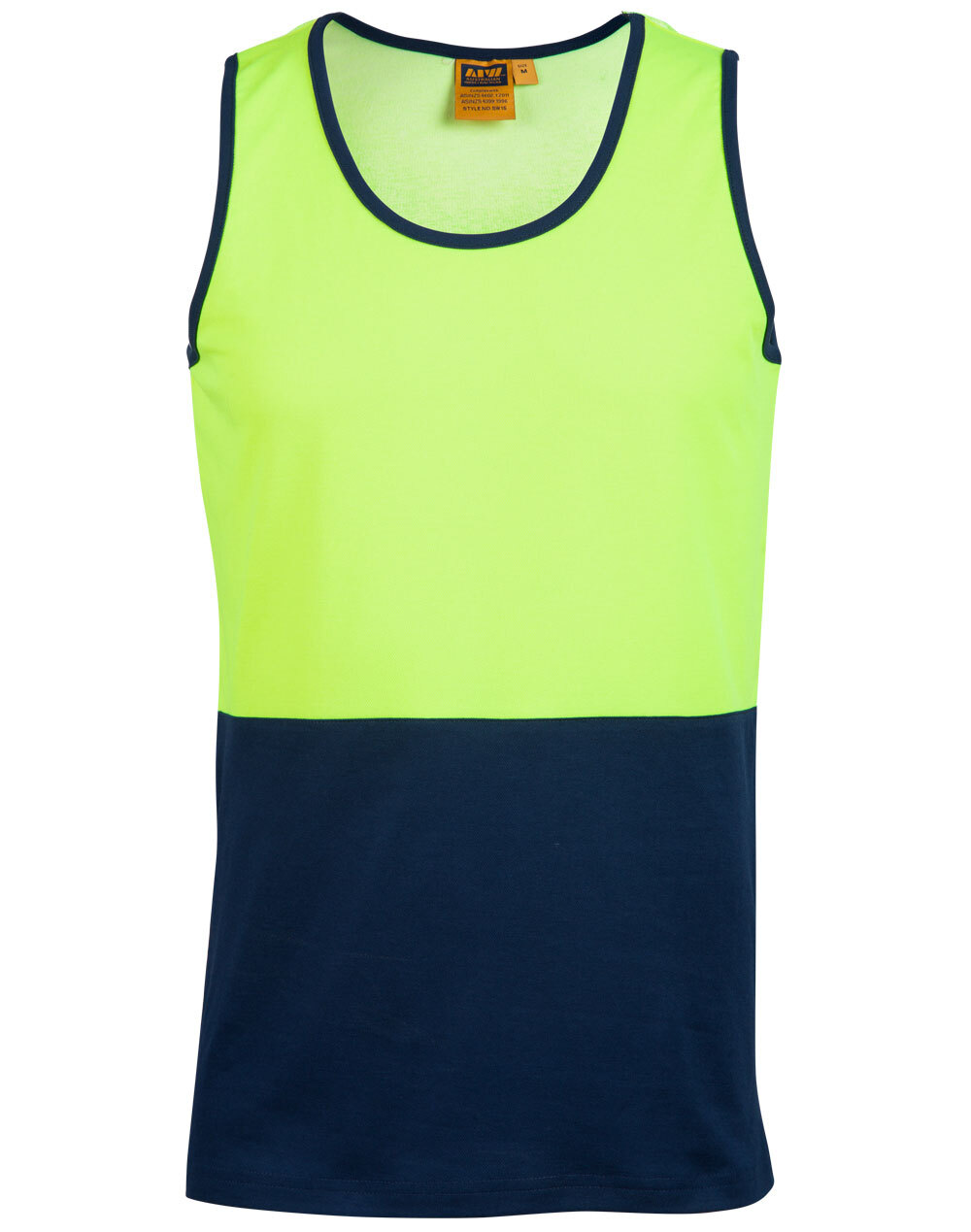 5 of AIW SW15; High Visibility Safety Singlet 60% Cotton 40% Polyester ...